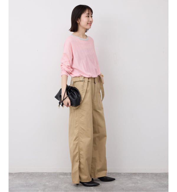 SLOBE IENA「《追加2予約》miller/ミラー SLOBE別注 シアードルマンロンTEE」|Tシャツ・カットソー|