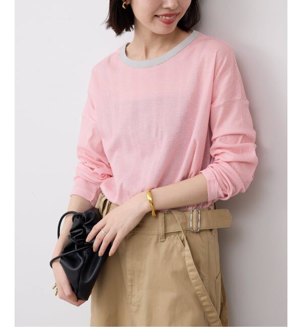 SLOBE IENA「《追加2予約》miller/ミラー SLOBE別注 シアードルマンロンTEE」|Tシャツ・カットソー|