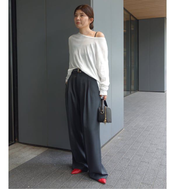 SLOBE IENA「《追加2予約》miller/ミラー SLOBE別注 シアードルマンロンTEE」|Tシャツ・カットソー|