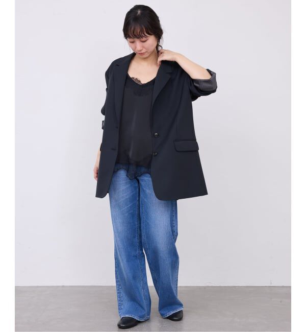 SLOBE IENA「《追加2予約》サテンレースキャミソール」|キャミソール|