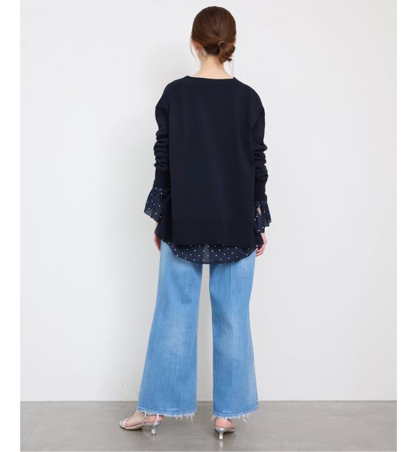 SLOBE IENA「《接触冷感/UV機能/WEB限定/追加予約》FROSTYCOTTON Vネックカーディガン」|カーディガン|