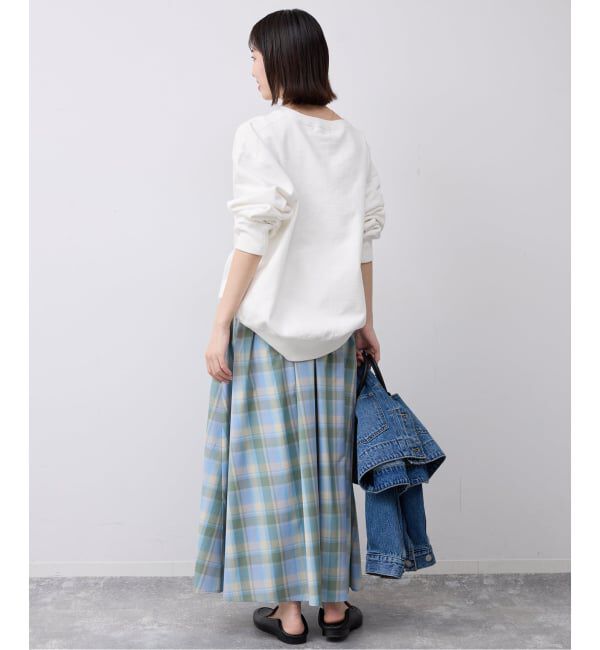 SLOBE IENA「《WEB限定/追加予約》フロッキープリントオーバースウェット」|スウェット・ジャージ|