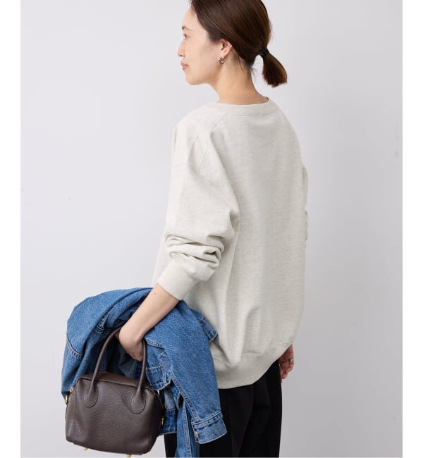 SLOBE IENA「《WEB限定/追加予約》フロッキープリントオーバースウェット」|スウェット・ジャージ|