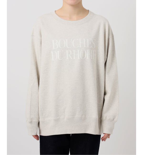 SLOBE IENA「《WEB限定/追加予約》フロッキープリントオーバースウェット」|スウェット・ジャージ|