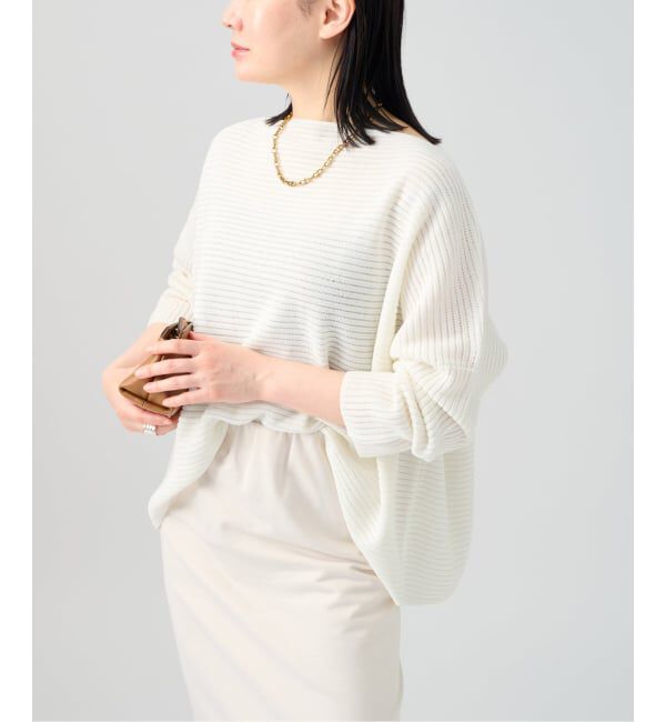 VERMEIL par iena「《予約》Shaelycarn プルオーバー」|ニット・セーター|ホワイト