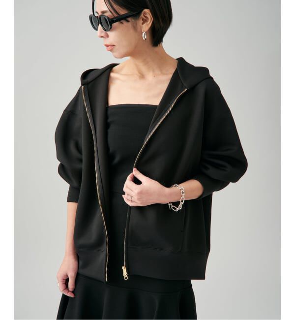 VERMEIL par iena「《予約》SCUBA ジップアップフーディー」|パーカー|ブラック