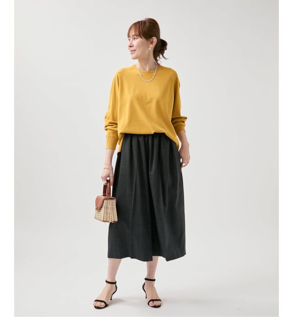 VERMEIL par iena「《予約》サドルネックロングスリーブプルオーバー」|ニット・セーター|