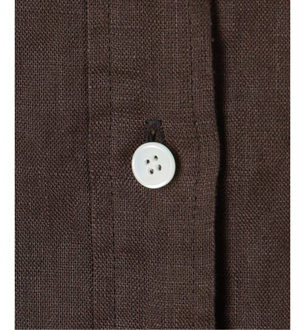 IENA「《予約》リネンワイドショートシャツ」|シャツ・ブラウス|