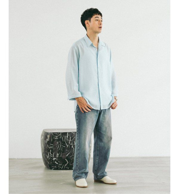 EDIFICE「シアー バンブー 8分袖 レギュラーシャツ」|シャツ・ブラウス|