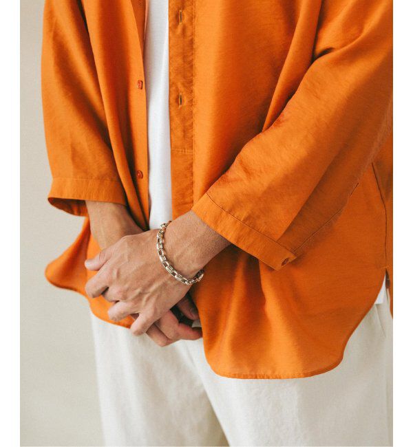 EDIFICE「シアー バンブー 8分袖 レギュラーシャツ」|シャツ・ブラウス|