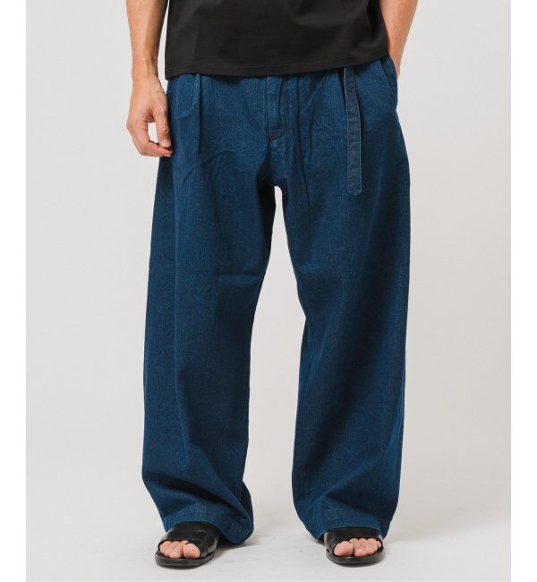 EDIFICE「LE JEAN(ルジーン) デニム ベルテッド トラウザー」|デニム|