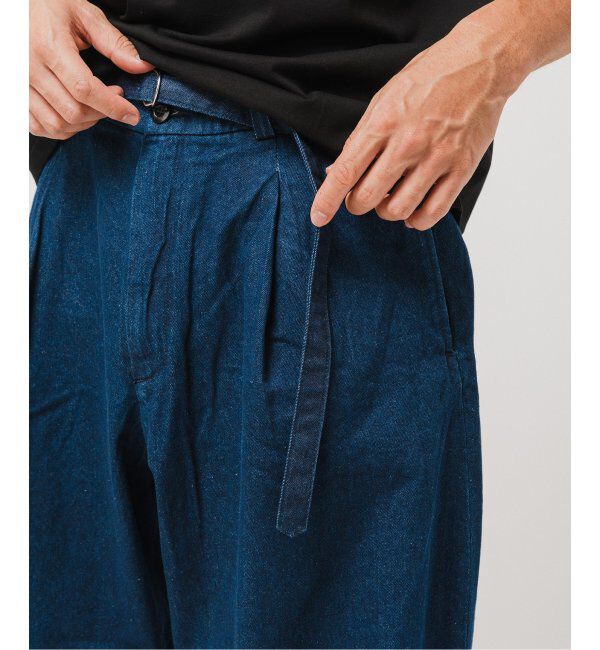 EDIFICE「LE JEAN(ルジーン) デニム ベルテッド トラウザー」|デニム|