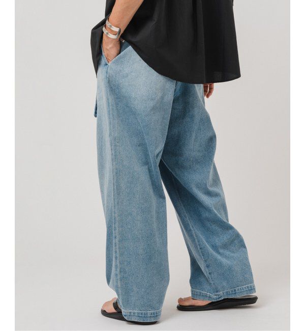 EDIFICE「LE JEAN(ルジーン) デニム ベルテッド トラウザー」|デニム|