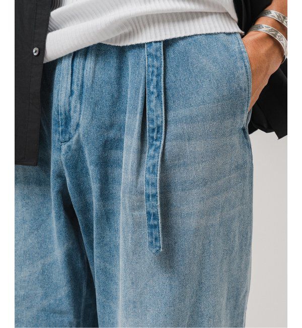 EDIFICE「LE JEAN(ルジーン) デニム ベルテッド トラウザー」|デニム|