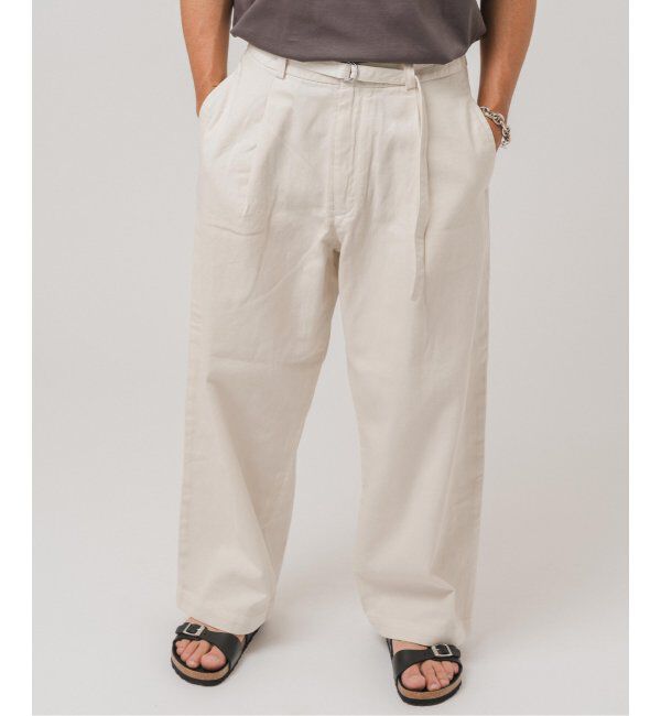 EDIFICE「LE JEAN(ルジーン) デニム ベルテッド トラウザー」|デニム|