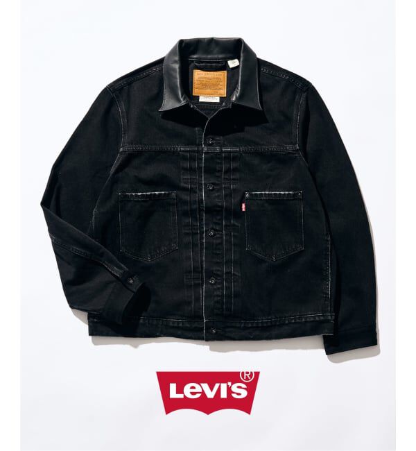 417 EDIFICE「《追加》 Levi&rsquo;s(リーバイス) 別注 2nd Type トラッカー ジャケット」|デニムジャケット|ブラック