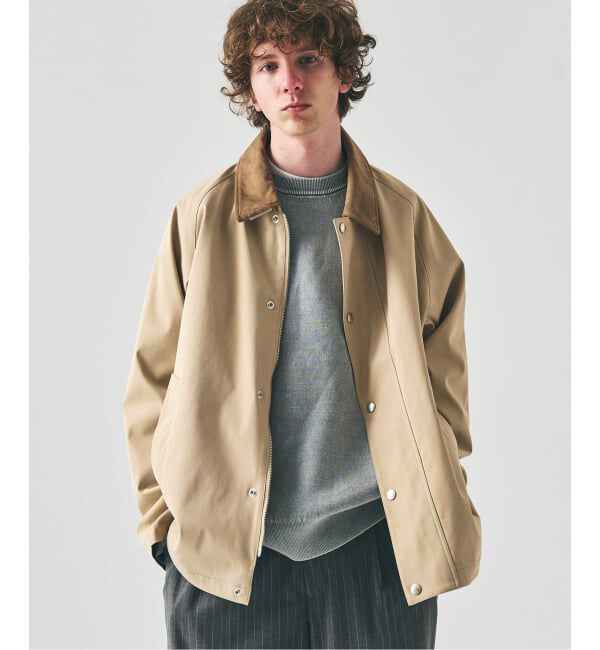417 EDIFICE「【Windrisp】ショートブルゾン」|ブルゾン・スタジャン|ベージュ