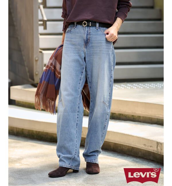 JOURNAL STANDARD relume「【LEVI'S/リーバイス】BAGGY DAD BARREL：デニムパンツ」|デニム|サックスブルー