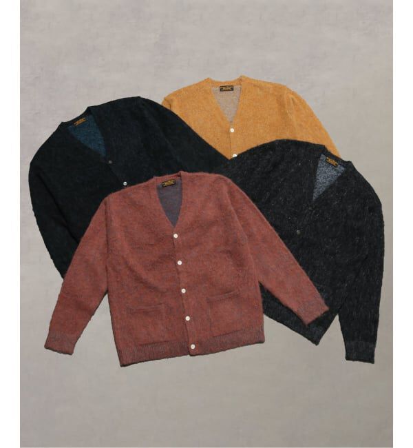 J.S.Homestead「J.S.Homestead / アルパカ 混 ヘザー カーディガン」|カーディガン|