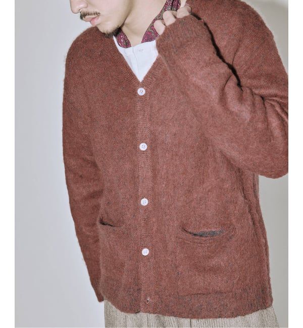 J.S.Homestead「J.S.Homestead / アルパカ 混 ヘザー カーディガン」|カーディガン|