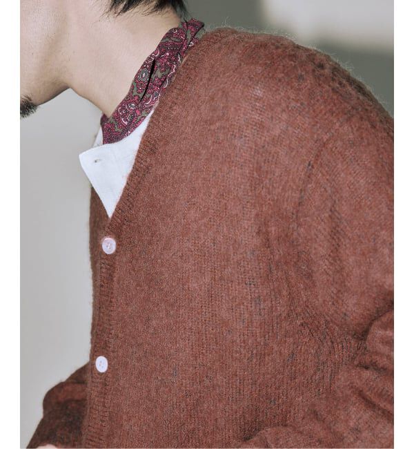 J.S.Homestead「J.S.Homestead / アルパカ 混 ヘザー カーディガン」|カーディガン|