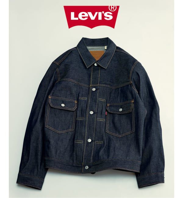 JOURNAL STANDARD relume「《追加予約》Levi&rsquo;s(R) / リーバイス(R) 別注 TYPE２リジッド トラッカージャケット」|デニムジャケット|ネイビー