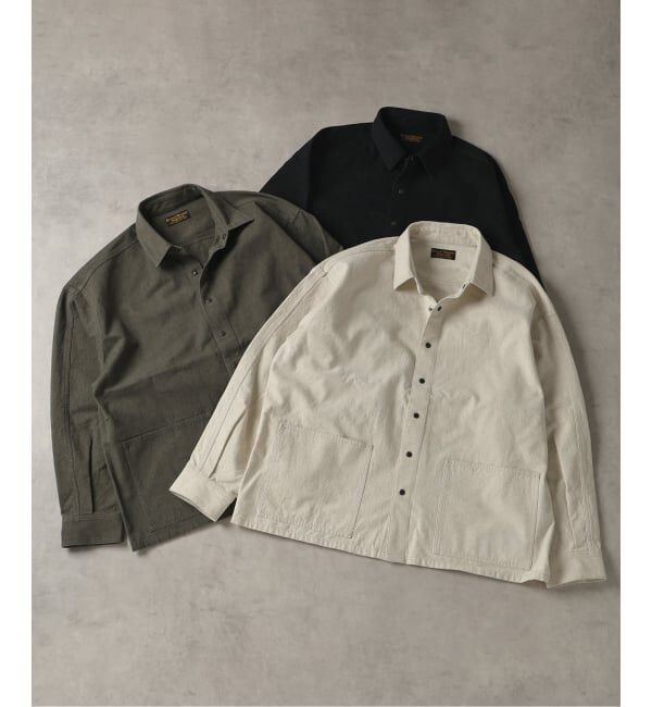 J.S.Homestead「《予約》J.S.Homestead / ウエスト ポケット ショート シャツ &ldquo;短丈&rdquo;」|シャツ・ブラウス|