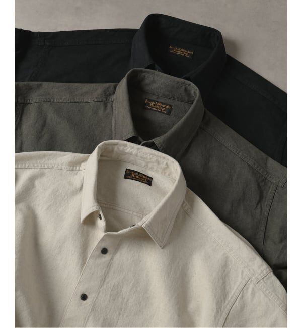 J.S.Homestead「《予約》J.S.Homestead / ウエスト ポケット ショート シャツ &ldquo;短丈&rdquo;」|シャツ・ブラウス|