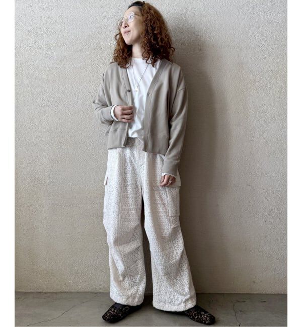 journal standard luxe「【SOIL】 FRENCH TERRY V-NECK 1 BUTTON CD」|カーディガン|