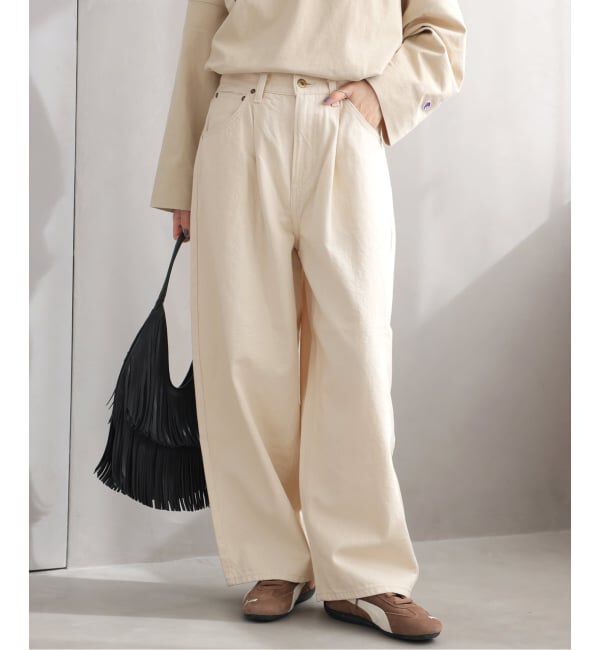 JOURNAL STANDARD relume「［26SS新作］【Lee /リー】タックライダースパンツ」|スラックス|