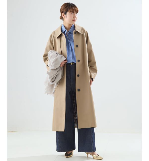 journal standard L'essage「【金子綾さん着用】【別注】Aquascutum&times;LESSAGE ステンカラーコート」|ステンカラーコート|