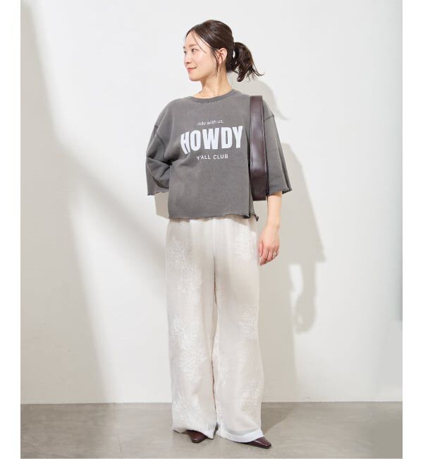 JOURNAL STANDARD「《予約》HOWDY ハーフスリーブスウェット」|スウェット・ジャージ|