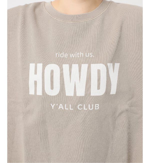 JOURNAL STANDARD「《予約》HOWDY ハーフスリーブスウェット」|スウェット・ジャージ|