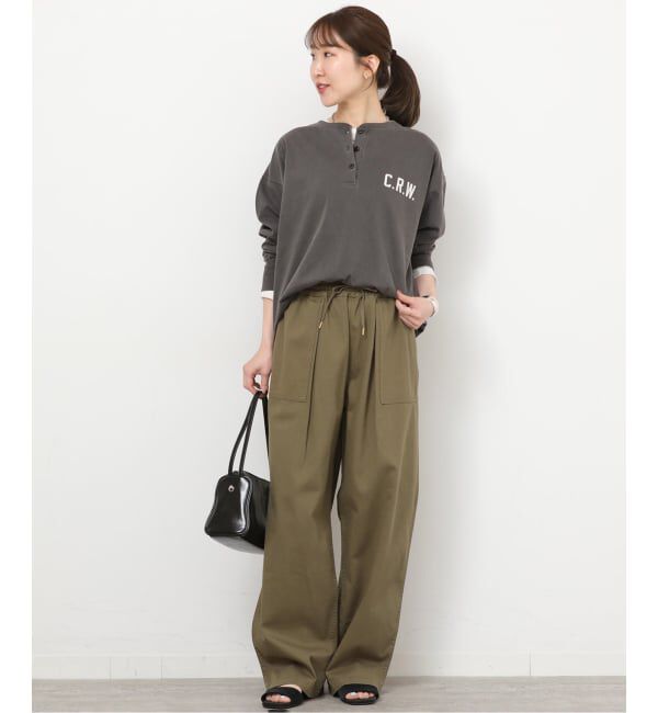JOURNAL STANDARD relume「《予約》ヘンリーワンポイントロゴロンT」|Tシャツ・カットソー|