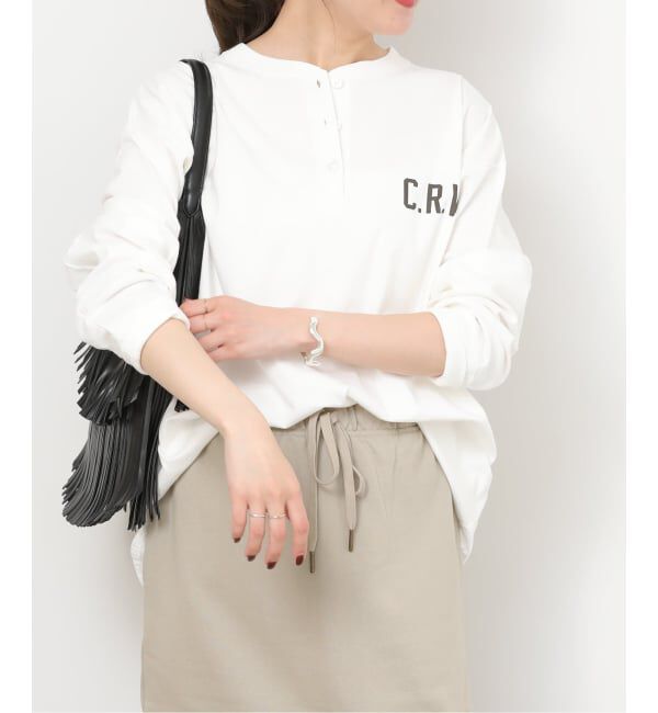 JOURNAL STANDARD relume「《予約》ヘンリーワンポイントロゴロンT」|Tシャツ・カットソー|