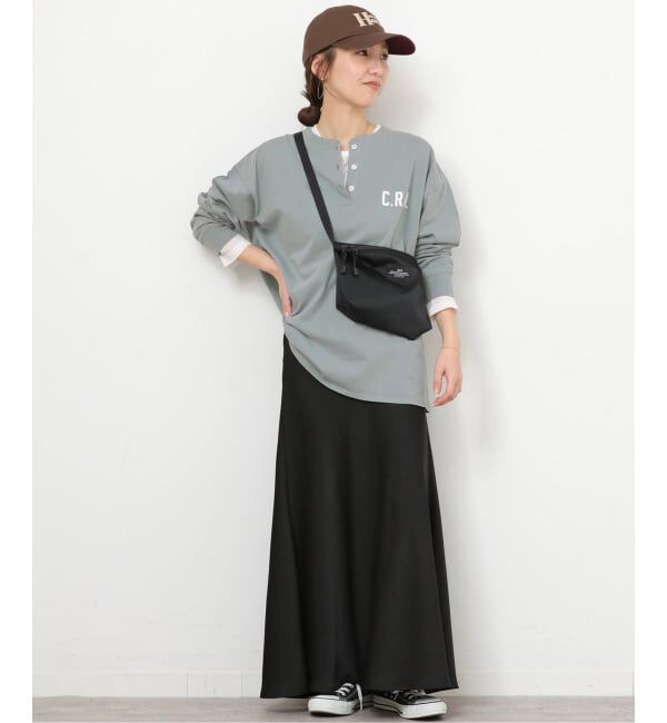 JOURNAL STANDARD relume「《予約》ヘンリーワンポイントロゴロンT」|Tシャツ・カットソー|