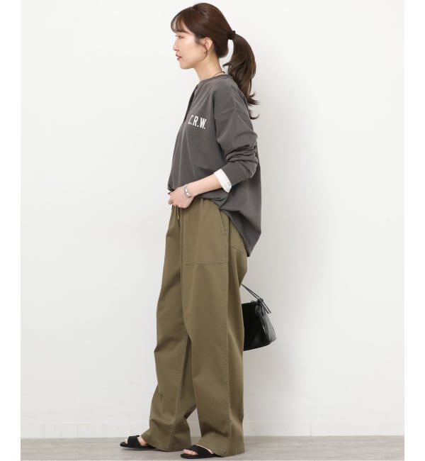 JOURNAL STANDARD relume「《予約》ヘンリーワンポイントロゴロンT」|Tシャツ・カットソー|