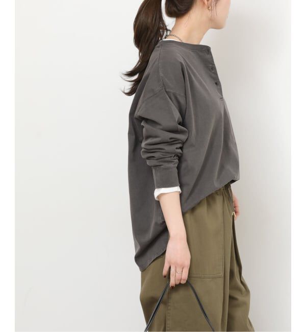 JOURNAL STANDARD relume「《予約》ヘンリーワンポイントロゴロンT」|Tシャツ・カットソー|