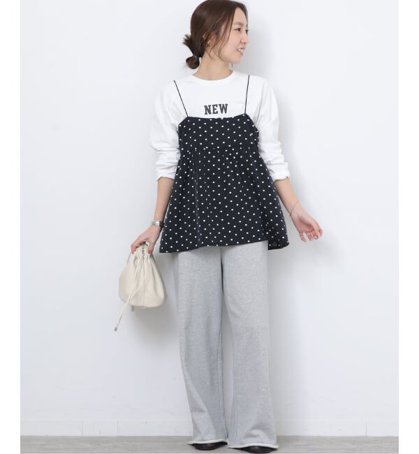 JOURNAL STANDARD relume「《予約》ランダムドットチュニックキャミソール」|キャミソール|
