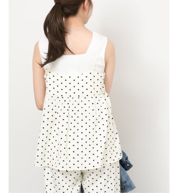 JOURNAL STANDARD relume「《予約》ランダムドットチュニックキャミソール」|キャミソール|