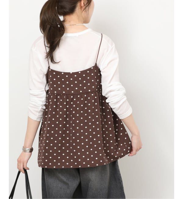 JOURNAL STANDARD relume「《予約》ランダムドットチュニックキャミソール」|キャミソール|