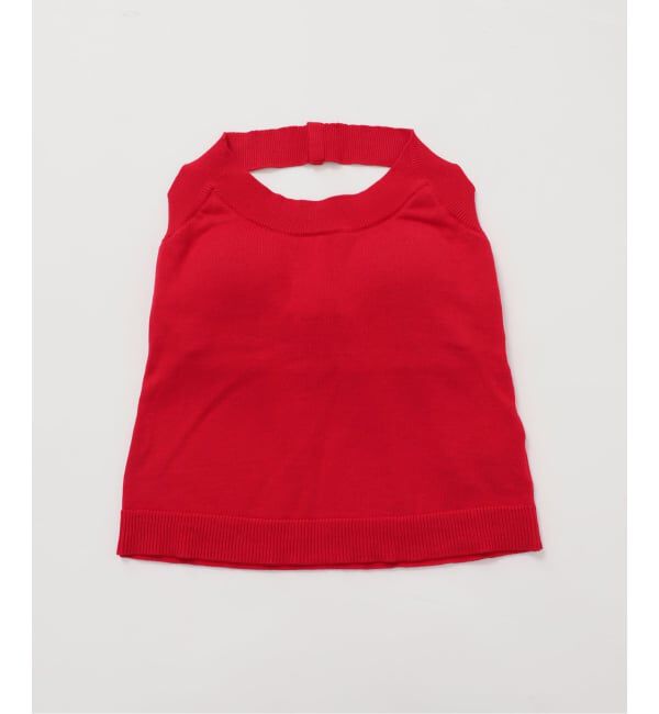 Oriens JOURNAL STANDARD「《予約》ホルターニットタンクトップ」|タンクトップ|レッド