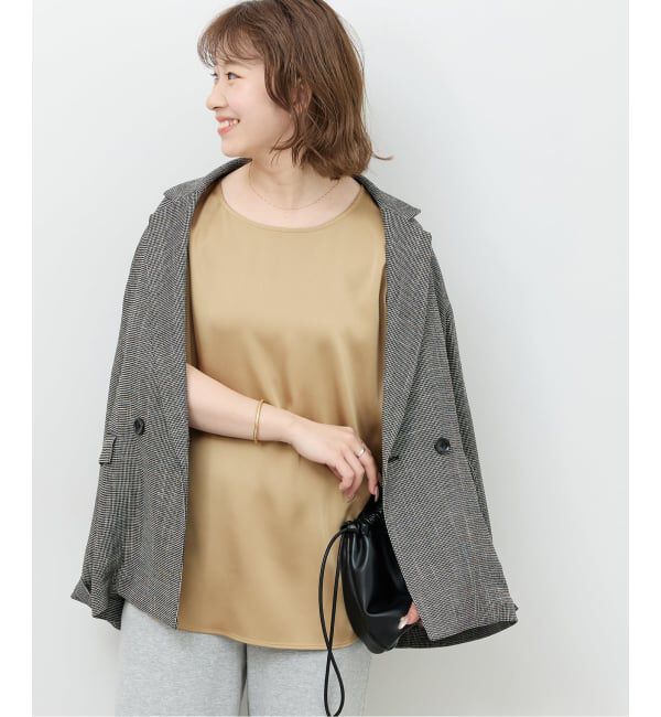 JOURNAL STANDARD relume「《予約》サテンノースリーブブラウス」|シャツ・ブラウス|