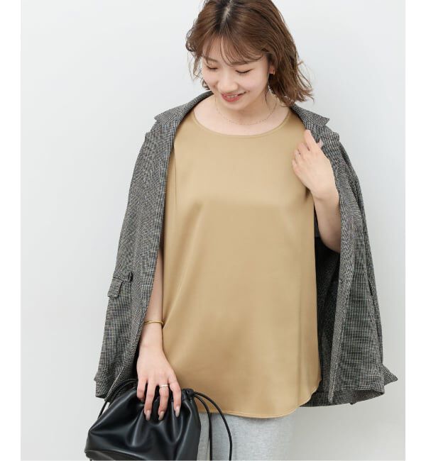 JOURNAL STANDARD relume「《予約》サテンノースリーブブラウス」|シャツ・ブラウス|