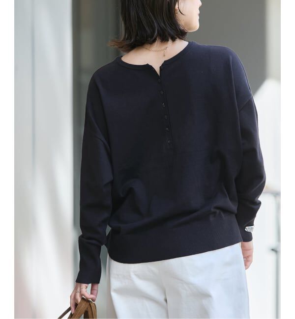 JOURNAL STANDARD「《予約》コットンシルクミックス2WAYヘンリー」|ニット・セーター|