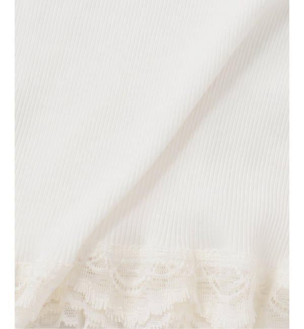 JOURNAL STANDARD relume「《予約》スーピマコットンストレッチレースキャミソール」|タンクトップ|