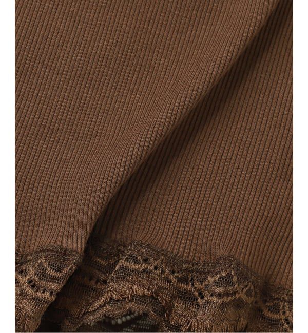 JOURNAL STANDARD relume「《予約》スーピマコットンストレッチレースキャミソール」|タンクトップ|