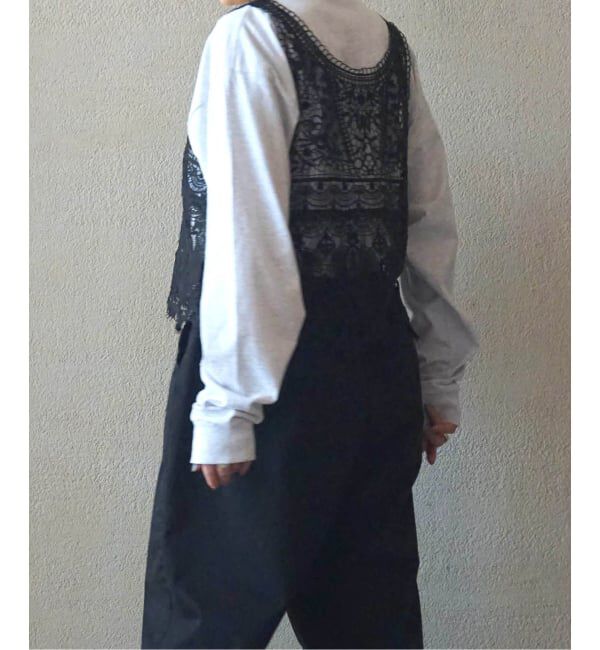 journal standard luxe「《追加予約》レースMIXノースリーブブラウス」|シャツ・ブラウス|