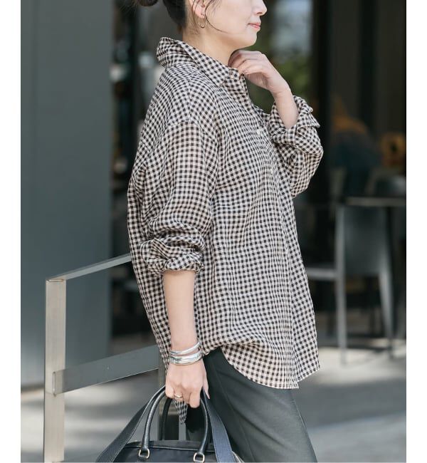 JOURNAL STANDARD「《追加予約2》ゼフィールリネン2WAYシャツ」|シャツ・ブラウス|