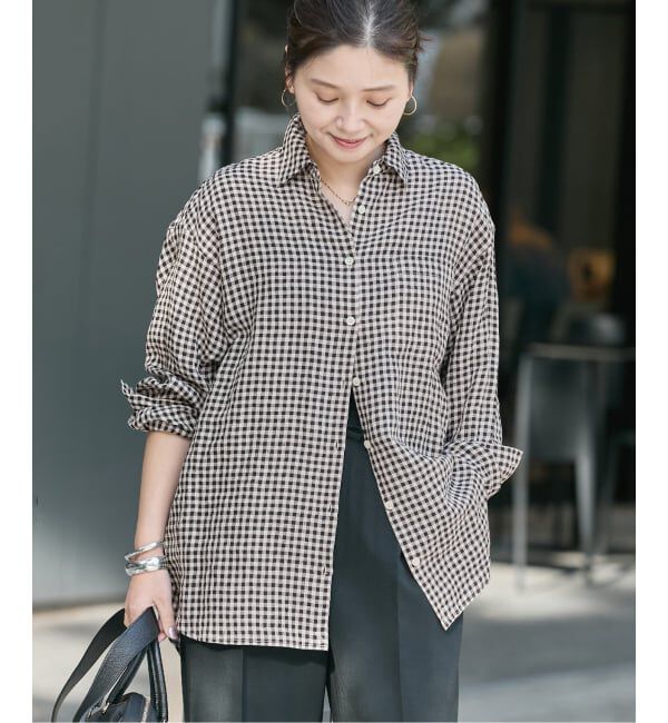 JOURNAL STANDARD「《追加予約2》ゼフィールリネン2WAYシャツ」|シャツ・ブラウス|